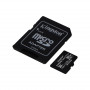 Карта пам`яті MicroSDHC 32GB UHS-I Class 10 Kingston Canvas Select Plus R100MB/s + SD-адаптер (SDCS2/32GB) (22702-03)