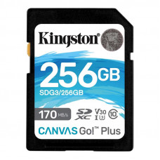 Карта пам`ятi SDXC 256GB UHS-I/U3 Class 10 Kingston Canvas Go! Plus R170/W90MB/s (SDG3/256GB)