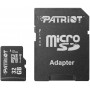 Карта пам`яті MicroSDHC 32GB UHS-I Class 10 Patriot LX + SD-adapter (PSF32GMCSDHC10) (21323-03)