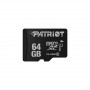 Карта пам`ятi MicroSDXC 64GB UHS-I Class 10 Patriot LX + SD-adapter (PSF64GMCSDXC10) (21324-03)