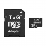 Карта пам`ятi MicroSDXC 128GB UHS-I U3 Class 10 T&G + SD-adapter (TG-128GBSD10U3-01) (23405-03)