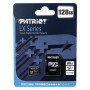 Карта пам`ятi MicroSDXC 128GB UHS-I Class 10 Patriot LX + SD-adapter (PSF128GMCSDXC10) (21325-03)