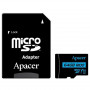 Карта пам`ятi MicroSDXC 64GB UHS-I/U3 Class 10 Apacer + SD adapter (AP64GMCSX10U7-R) (22815-03)