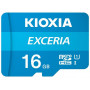 Карта пам`ятi MicroSDHC 16GB UHS-I Class 10 Kioxia Exceria R100MB/s (LMEX1L016GG2) + SD-адаптер (24827-03)