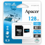 Карта пам`ятi MicroSDXC 128GB UHS-I/U3 Class 10 Apacer + SD adapter (AP128GMCSX10U7-R)