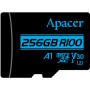 Карта пам`ятi MicroSDXC 256GB UHS-I/U3 Class 10 Apacer (AP256GMCSX10U7-R) + SD адаптер (29518-03)