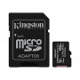 Карта пам`яті MicroSDXC 128GB UHS-I Class 10 Kingston Canvas Select Plus R100MB/s + SD-адаптер (SDCS2/128GB) (22708-03)