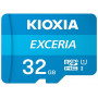 Карта пам`ятi MicroSDHC 32GB UHS-I Class 10 Kioxia Exceria R100MB/s (LMEX1L032GG2) + SD-адаптер (24828-03)