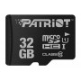 Карта пам`яті MicroSDHC 32GB UHS-I Class 10 Patriot LX (PSF32GMDC10) (28669-03)