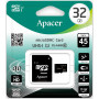 Карта пам`ятi MicroSDHC 32GB UHS-I Class 10 Apacer + SD adapter (AP32GMCSH10U1-R) (20769-03)