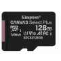 Карта пам`яті MicroSDXC 128GB UHS-I Class 10 Kingston Canvas Select Plus R100MB/s (SDCS2/128GBSP) (22709-03)