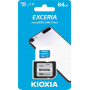 Карта пам`ятi MicroSDXC 64GB UHS-I Class 10 Kioxia Exceria R100MB/s (LMEX1L064GG2) + SD-адаптер