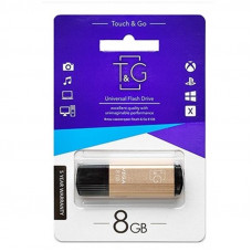 Флеш-накопичувач USB 8GB T&G 121 Vega Series Gold (TG121-8GBGDK)