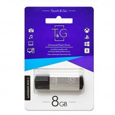 Флеш-накопичувач USB 8GB T&G 121 Vega Series Silver (TG121-8GBSL)