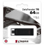 Флеш-накопичувач USB3.2 64GB Type-C Kingston DataTraveler 70 Black (DT70/64GB) (23500-03)