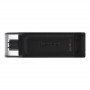 Флеш-накопичувач USB3.2 64GB Type-C Kingston DataTraveler 70 Black (DT70/64GB) (23500-03)