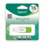 Флеш-накопичувач USB 16GB Apacer AH335 White/Green (AP16GAH335G-1) (22061-03)