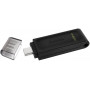 Флеш-накопичувач USB3.2 128GB Type-C Kingston DataTraveler 70 Black (DT70/128GB) (23501-03)