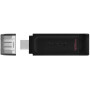 Флеш-накопичувач USB3.2 128GB Type-C Kingston DataTraveler 70 Black (DT70/128GB)