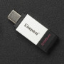 Флеш-накопичувач USB3.2 128GB Type-C Kingston DataTraveler 80 Grey/Black (DT80/128GB) (23932-03)