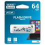 Флеш-накопичувач USB 64GB GOODRAM Cl!ck White (UCL2-0640W0R11) (20892-03)