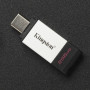 Флеш-накопичувач USB3.2 256GB Type-C Kingston DataTraveler 80 Grey/Black (DT80/256GB) (23933-03)