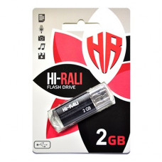 Флеш-накопичувач USB 2GB Hi-Rali Corsair Series Black (HI-2GBCORBK)