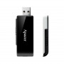 Флеш-накопичувач USB3.0 16GB Apacer AH350 Black (AP16GAH350B-1) (25034-03)