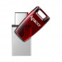 Флеш-накопичувач USB3.2 Type-C 32GB Apacer AH180 Red (AP32GAH180R-1) (29255-03)