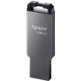 Флеш-накопичувач USB3.2 32GB Apacer AH360 Metal Black (AP32GAH360A-1) (22295-03)