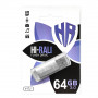 Флеш-накопичувач USB3.0 64GB Hi-Rali Rocket Series Silver (HI-64GB3VCSL) (23317-03)
