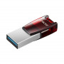 Флеш-накопичувач USB3.1 Type-C 64GB Apacer AH180 Red (AP64GAH180R-1) (29257-03)