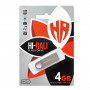 Флеш-накопичувач USB 4GB Hi-Rali Shuttle Series Silver (HI-4GBSHSL)