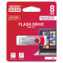 Флеш-накопичувач USB3.0 8GB GOODRAM UTS3 (Twister) Red (UTS3-0080R0R11)