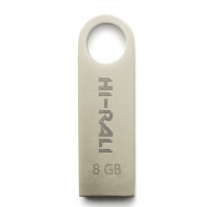 Флеш-накопичувач USB 8GB Hi-Rali Shuttle Series Silver (HI-8GBSHSL)