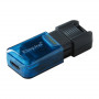 Флеш-накопичувач USB3.2 256GB Type-C Kingston DataTraveler 80 M Blue/Black (DT80M/256GB) (31159-03)