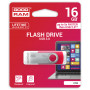 Флеш-накопичувач USB3.0 16GB GOODRAM UTS3 (Twister) Red (UTS3-0160R0R11) (20909-03)