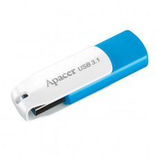 Флеш-накопичувач USB3.1 16GB Apacer AH357 Blue/White (AP16GAH357U-1)