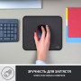 Ігрова поверхня Logitech Mouse Pad Studio Graphite (956-000049) (27393-03)