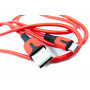 Кабель Dengos USB-Lightning 1м Red (PLS-M-IND-SOFT-RED)