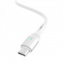 Кабель SkyDolphin S06V LED Smart Power USB - microUSB 1м, White (USB-000558) (26710-03)