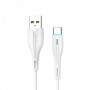 Кабель SkyDolphin S48T USB - Type-C 1м, White (USB-000425)