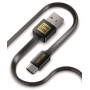 Кабель Luxe Cube Flat USB-USB Type C, 1м, чорний (8886668688895) (24800-03)