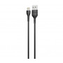 Кабель Grand-X USB-Lightning, 1м, Cu, 2,1A, Black (PL01B) (26300-03)