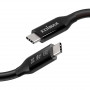 Кабель Edimax UC4 USB-C-USB-C, Thunderbolt3, 0.5м Black (UC4-005TB) (30090-03)