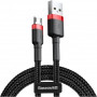 Кабель Baseus Cafule USB-microUSB, 3м Black/Red (CAMKLF-H91) (33570-03)