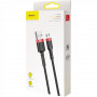 Кабель Baseus Cafule USB-microUSB, 3м Black/Red (CAMKLF-H91) (33570-03)