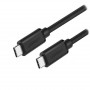 Кабель Ugreen US286 USB-C - USB-C, 1.5м, Black (50998) (33940-03)