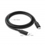 Кабель Ugreen US286 USB-C - USB-C, 1.5м, Black (50998)