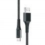 Кабель Grand-X USB-USB Type-C, 3A, 1.2м, Fast Сharge, Black (FC-12B) (23180-03)